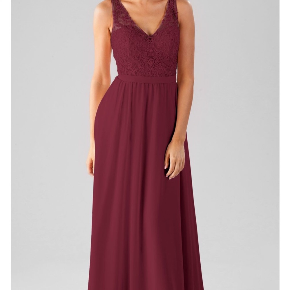 Kennedy Blue Bordeaux bridesmaid Dress